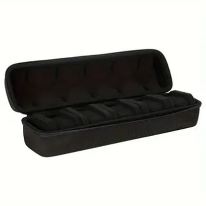 5 Slots Hard Shell Watch Storage Box, Carry Case, Display Organizer, Watch Box Holder Display Cabinet